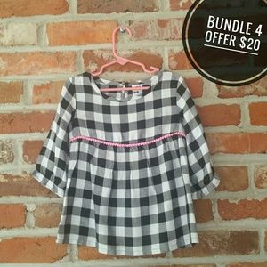 3t Checkered Outfit for Toddler Girl
